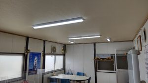 精密機器工場の照明LED化工事