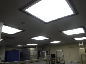 都内健康保険センタービル照明LED化工事