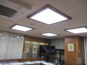 都内健康保険センタービル照明LED化工事